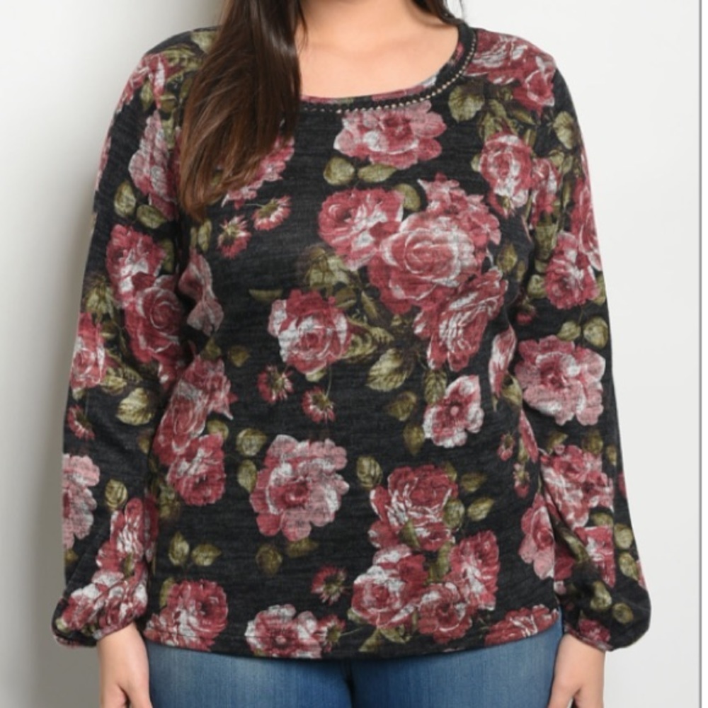 Midnight Rose Top - Picture 2 of 3